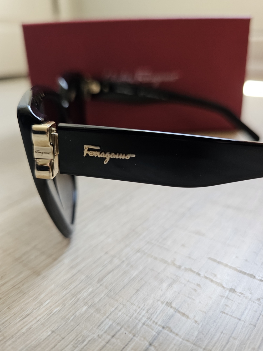 Authentic Ferragamo Sunglasses Black